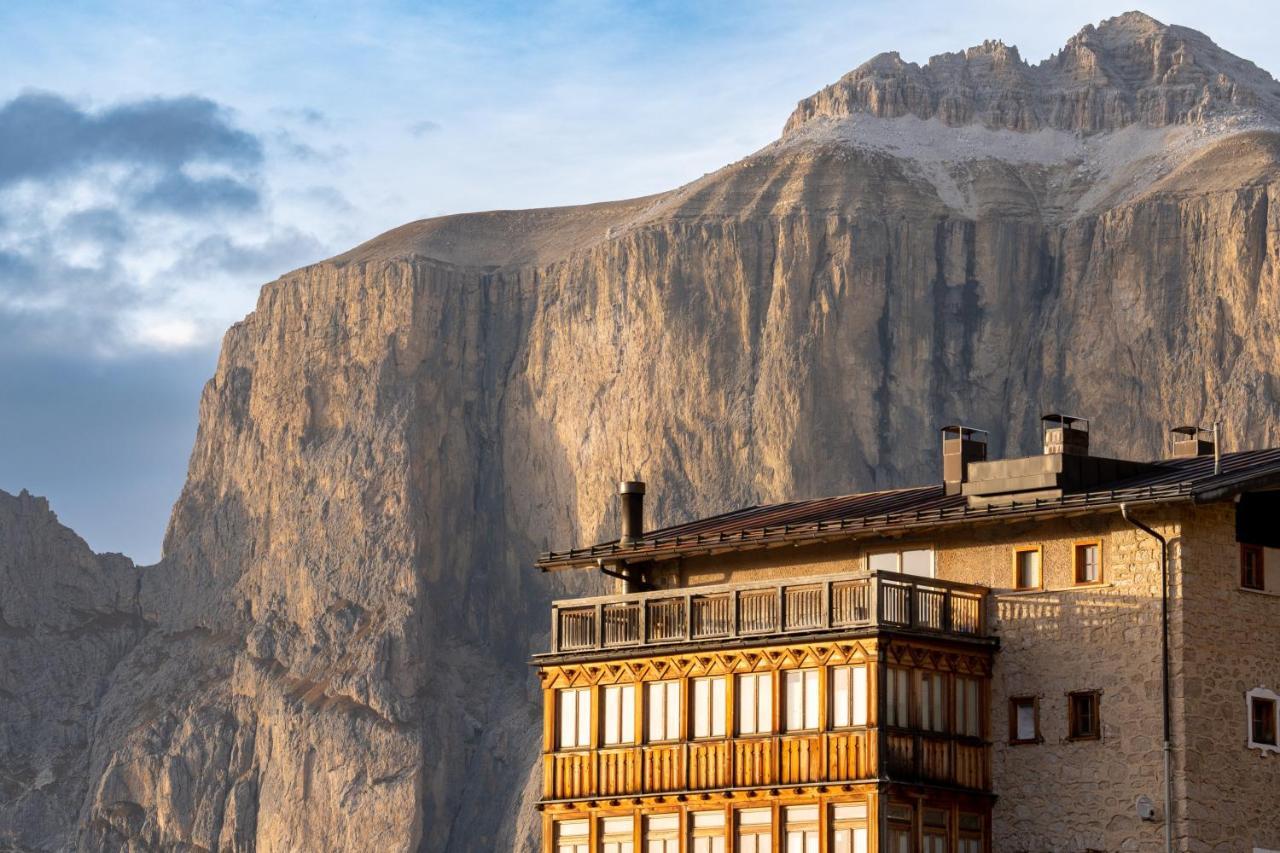 Hotel Pordoi Passo Pordoi Vegetarian Hotel Canazei Exteriör bild