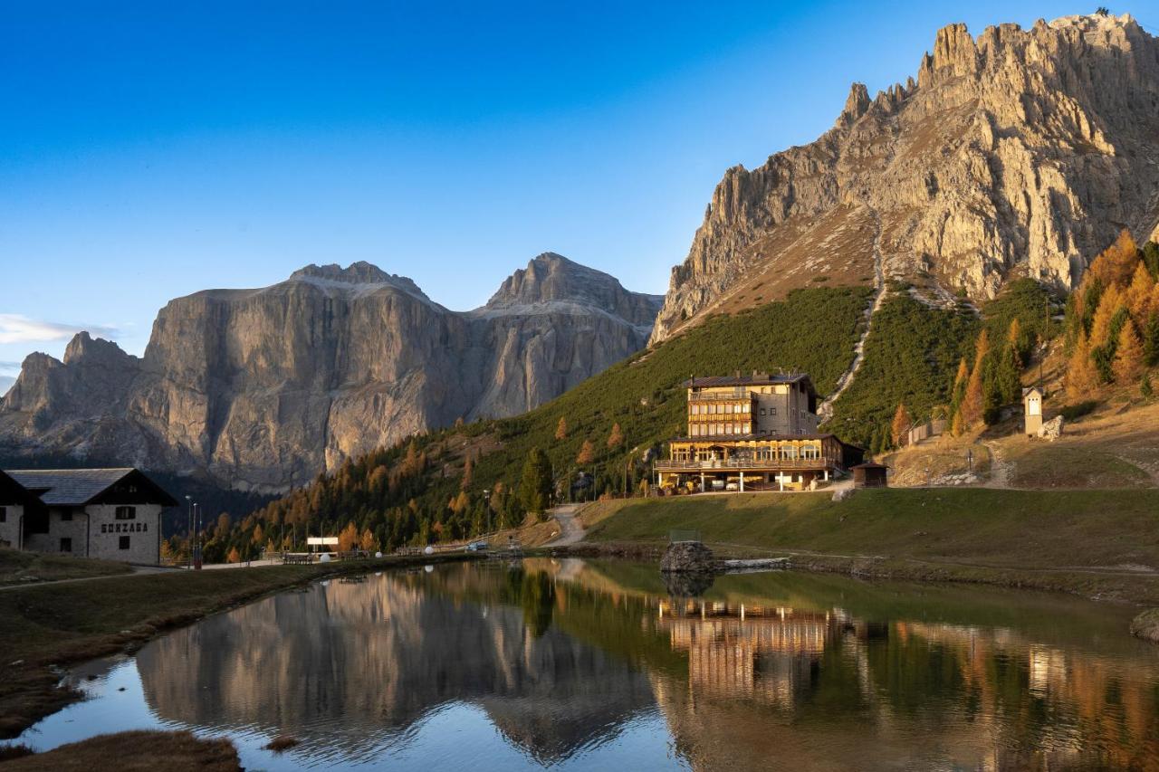 Hotel Pordoi Passo Pordoi Vegetarian Hotel Canazei Exteriör bild