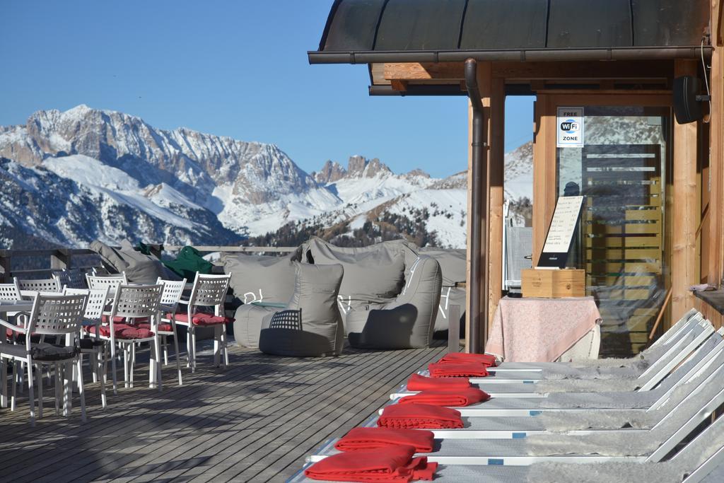 Hotel Pordoi Passo Pordoi Vegetarian Hotel Canazei Exteriör bild